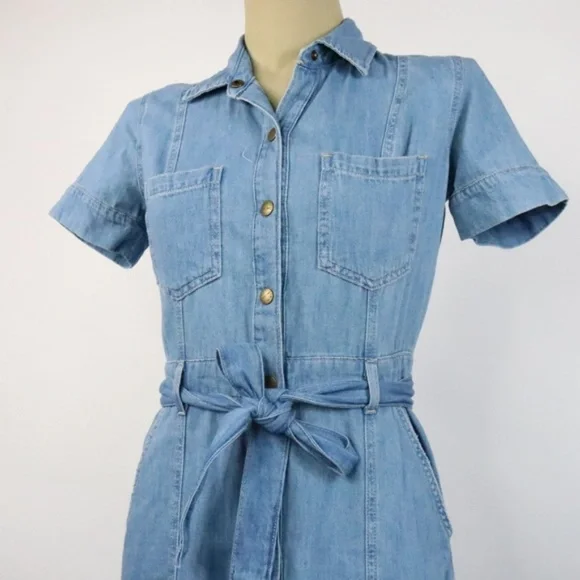 CURRENT/ELLIOTT The Jackie Denim Dress - Picture 2 of 8